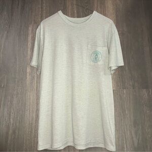 Brewer’s Lantern Graphic Tee Size Large Green Mountain Sunset Shirt